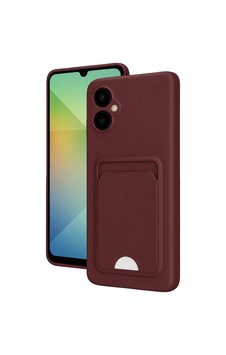 Samsung Uyumlu Galaxy A06 Kılıf Kelvin Kartvizitli Silikon - Bordo Çok Renkli Samsung Uyumlu Galaxy A06 Kılıf Kelvin Kartvizitli Silikon - Bordo Çok Renkli