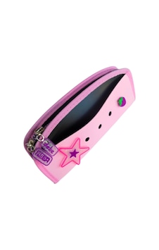 Tek Bölmeli Fermuarlı Kalemlik Delikli Model Yeni Tarz Pastel Pembe Tek Bölmeli Fermuarlı Kalemlik Delikli Model Yeni Tarz Pastel Pembe