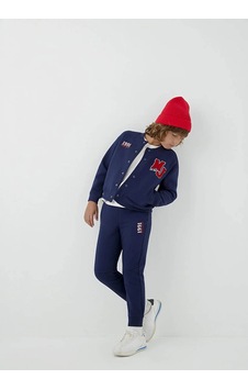 Mavi Mj Logo Nakışlı Bomber Lacivert Erkek Çocuk Ceket 6s10190-84371