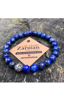 Lapis Lazuli Gümüş Aparatlı Bileklik