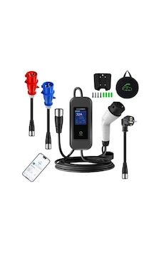 22kw 32a Tip 2 Taşınabilir Ev Şarj Cihazı Uygulama Kontrollü 22kw 32a Tip 2 Taşınabilir Ev Şarj Cihazı Uygulama Kontrollü