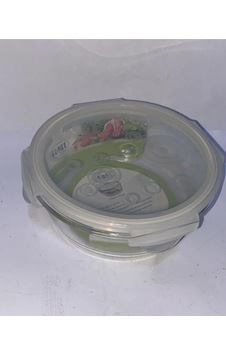 Yuvarlak Cam Saklama Kabı Kilitli Kapaklı, Hava Geçirmez 750cc 1 Lt Arası Beyaz Yuvarlak Cam Saklama Kabı Kilitli Kapaklı, Hava Geçirmez 750cc 1 Lt Arası Beyaz
