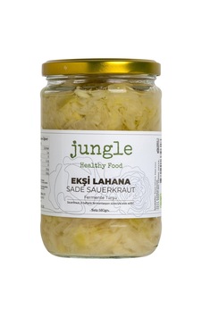 4 Adet Jungle Ekşi Lahana Sade Sauerkraut Turşu 580 G 4 Adet Jungle Ekşi Lahana Sade Sauerkraut Turşu 580 G