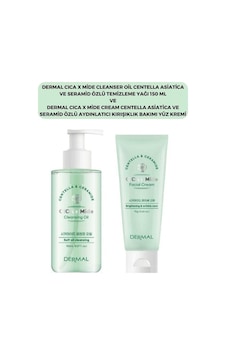 Dermal Cıca X Mide Centella Asiatica Özlü Temizleme Yağı Ve Yüz Kremi