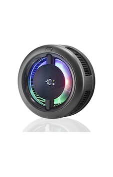 Manyetik Telefon Soğutucu Fan Rgb Dijital Ekranlı - Siyah Cx19 Manyetik Telefon Soğutucu Fan Rgb Dijital Ekranlı - Siyah Cx19