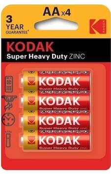 Kodak Çinko Karbon Blister Kalem Pil 4lü Aa-9015403028422