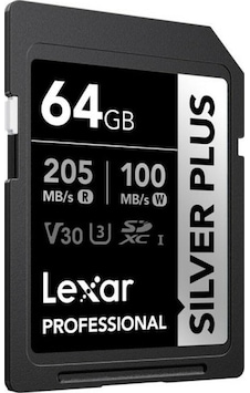 Lexar 64gb Silver Sd Uhsı V30 U3 205mb/s Hafıza Kartı