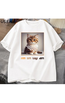 Flood Of Style Bebek Lazanya Kedi T-shirt Eurot-shirt Festival Festival T Shirt Komik Erkek Kadın Tshir Beyaz Flood Of Style Bebek Lazanya Kedi T-shirt Eurot-shirt Festival Festival T Shirt Komik Erkek Kadın Tshir Beyaz