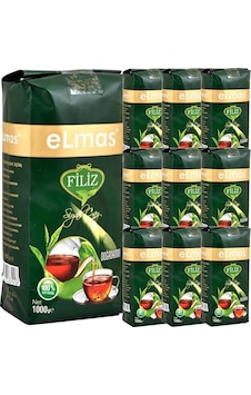 Elmas Çay Filiz Siyah Çay Bergamotlu 1000 Gr. 10'lu Paket Elmas Çay Filiz Siyah Çay Bergamotlu 1000 Gr. 10'lu Paket