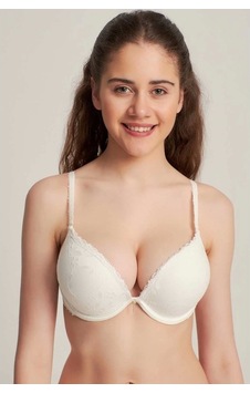 Nivemes Home Le Jardin 7005 Soft Cup Sütyen Beyaz Beyaz