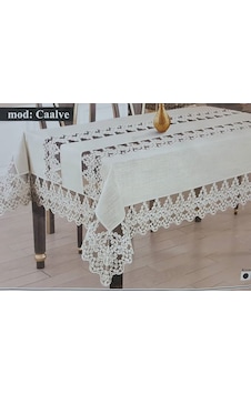 Calve Dertsiz Linen Kumaş 8-12 Kişilik Masa Örtüsü Calve Dertsiz Linen Kumaş 8-12 Kişilik Masa Örtüsü