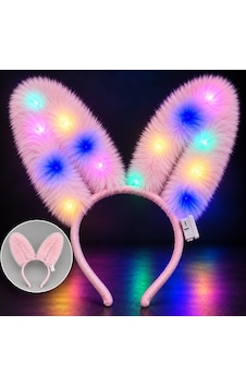 3 Modlu Led Işıklı Peluş Tşan Kulağı Pembe Renk Arbltgs5pnp6enmn3mk 3 Modlu Led Işıklı Peluş Tşan Kulağı Pembe Renk Arbltgs5pnp6enmn3mk