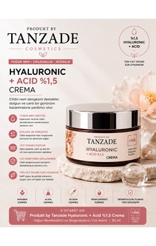 Produkt By Tanzade %1,5 Hyaluronic Acid Yoğun Nemlendirici Yüz Kremi 50 Ml Produkt By Tanzade %1,5 Hyaluronic Acid Yoğun Nemlendirici Yüz Kremi 50 Ml