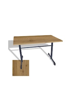 Halley Mutfak Masası 80x120 Esb Werzalit, Wermodin Ve Allzalit Tabla - Canyon Palace Oak Çok Renkli