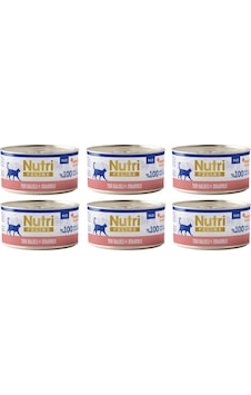 Nutri Feline Ton Balıklı Ve Somonlu Pate Tahılsız Yetişkin Kedi Konservesi 70 G X 6 Adet Nutri Feline Ton Balıklı Ve Somonlu Pate Tahılsız Yetişkin Kedi Konservesi 70 G X 6 Adet