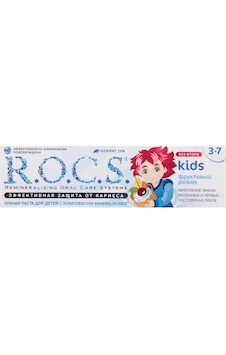 Rocs Kids 3-7 Yaş Meyve Külahı Diş Macunu 35 ML Rocs Kids 3-7 Yaş Meyve Külahı Diş Macunu 35 ML