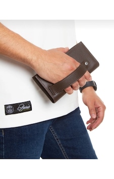 Newish Polo Portföy Stil Mıknatıslı Telefonluk, Kartlık, Cüzdan Ve El Çantası-vegan Suni Deri Koyu Kahverengi Newish Polo Portföy Stil Mıknatıslı Telefonluk, Kartlık, Cüzdan Ve El Çantası-vegan Suni Deri Koyu Kahverengi