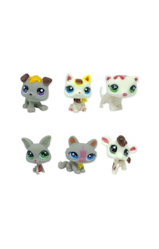 Pet Star Little 6'lı Sevimli Hayvanlar Figür Seti -1 Minişler