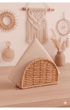 Boho El Yapımı Rattan Peçetelik - Masa Üstü Ve Mutfak İçin Doğal Hasır Peçete Tutucu, Bohem Ev Dekoru, Yarım Ay Tasarım Dikey Peçete Standı - Boho El Yapımı Rattan Peçetelik - Masa Üstü Ve Mutfak İçin Doğal Hasır Peçete Tutucu, Bohem Ev Dekoru, Yarım Ay Tasarım Dikey Peçete Standı -