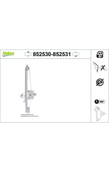 Valeo 852530 Cam Mekanizması Ön Sol Fıat Talento 6000617948-807210974r-807216280r - Valeo 852530 Cam Mekanizması Ön Sol Fıat Talento 6000617948-807210974r-807216280r -