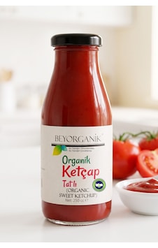 Organik Ketçap Tatlı 250cc