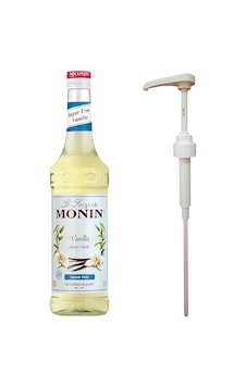 Monin Şekersiz Vanilya 700ml Şurup + Monin Şurup Pompası