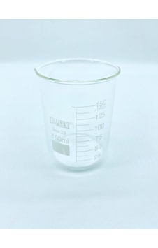Cam Beher Dereceli Borosilikat 150 ML 1 Adet Cam Beher Dereceli Borosilikat 150 ML 1 Adet