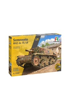 Italeri 6569s 1/35 Ölçek, Semovente M42 75/18 Tank, Plastik Model Kiti