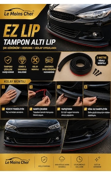Alfa Romeo Giulietta Distinctive Ez Lip Araç Tampon Altı Koruma Lipi 2 Metre Vidalı Alfa Romeo Giulietta Distinctive Ez Lip Araç Tampon Altı Koruma Lipi 2 Metre Vidalı