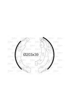 562810 Arka Fren Pabuç Balatası Renault Clio Iı 98 Clio Iv 12 Clio Symbol 02 Dacia Sandero 562810 Arka Fren Pabuç Balatası Renault Clio Iı 98 Clio Iv 12 Clio Symbol 02 Dacia Sandero