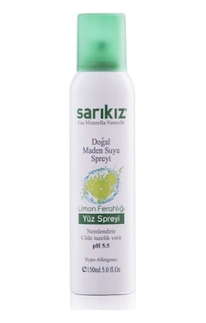 Sarıkız Doğal Maden Suyu Yüz Spreyi Limonlu Madensuyu 150 ML