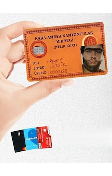 Recep Ivedik Kara Ambar Kamyoncular Der. Kredi, Papara, Tosla Kart Kaplama Stickerı