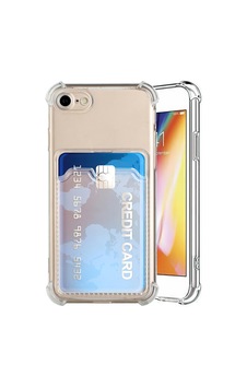Apple Uyumlu iPhone Se 3 2022 Kapak Korumalı Kartlıklı Darbe Emici Özellikli Şeffaf Silikon Kılıf Apple Uyumlu iPhone Se 3 2022 Kapak Korumalı Kartlıklı Darbe Emici Özellikli Şeffaf Silikon Kılıf