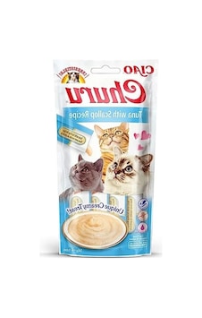 56 G Ton Balığı Ve Deniz Tarağı İçeren Kedi Ödül Atıştırmalığı 56 G Ton Balığı Ve Deniz Tarağı İçeren Kedi Ödül Atıştırmalığı