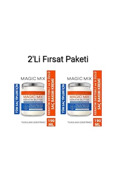 Magic Mix 9 Özlü Saç Güçlendirici Ve Besleyici 190 Ml 2'li Paket Fırsatı Magic Mix 9 Özlü Saç Güçlendirici Ve Besleyici 190 Ml 2'li Paket Fırsatı
