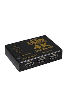 S-link SL-HSW75 HDMI 5 In1 Otomatık 5'li Metal Switch S-link SL-HSW75 HDMI 5 In1 Otomatık 5'li Metal Switch