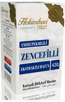Hekimhan Andızlı Zencefilli Bitkisel Karışım 420 Gr Hekimhan Andızlı Zencefilli Bitkisel Karışım 420 Gr