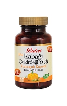 Bal Kabağı Çekirdeği Yağı Yumuşak 1380 MG 100 Kapsül