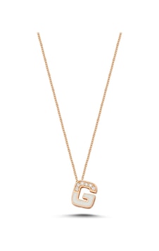 0,03 Karat Pırlantalı G Harf Kolye 0,03 Karat Pırlantalı G Harf Kolye