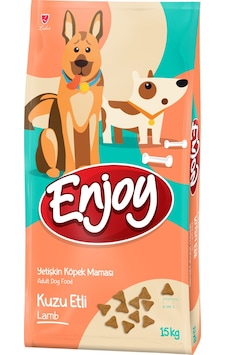 Enjoy Kuzu Etli ve Pirinçli Yetişkin Köpek Maması 15 KG Enjoy Kuzu Etli ve Pirinçli Yetişkin Köpek Maması 15 KG