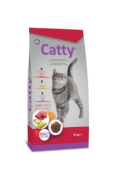 Catty Kuzu Etli ve Pirinçli Yetişkin Kedi Maması 15 KG Catty Kuzu Etli ve Pirinçli Yetişkin Kedi Maması 15 KG