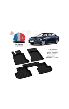 Bmw 5 Serisi F10 Makyajlı 4d Araca Özel Havuzlu Kauçuk Paspas 2013-2016