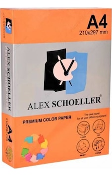 Alex Schoeller A4 Turuncu Fotokopi Kağıdı 500 Lü Alx-640 Alex Schoeller A4 Turuncu Fotokopi Kağıdı 500 Lü Alx-640