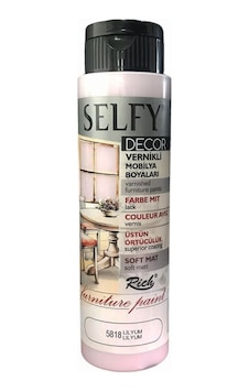 Rich Selfy Decor Vernikli Boya 500cc - Lilyum 5818 0000 Naturel Rich Selfy Decor Vernikli Boya 500cc - Lilyum 5818 0000 Naturel
