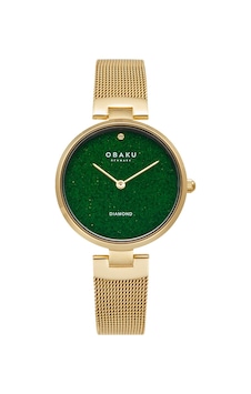 Obaku Denmark V256lhgemg-dssd Quartz Hasır Altın Rengi Yeşil Kadran 32 Mm Kadın Kol Saati Altın Obaku Denmark V256lhgemg-dssd Quartz Hasır Altın Rengi Yeşil Kadran 32 Mm Kadın Kol Saati Altın