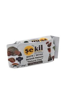 Şekil Seramik Kil Hamuru 250 Gr Beyaz Şekil Seramik Kil Hamuru 250 Gr Beyaz
