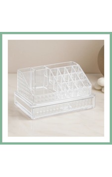 Bşkvirgo Tek Çekmeceli 16 Bölmeli Şeffaf Makyaj Ve Takı Organizeri 23.3x13.5x11.5 Cm Bsk2026 Bşkvirgo Tek Çekmeceli 16 Bölmeli Şeffaf Makyaj Ve Takı Organizeri 23.3x13.5x11.5 Cm Bsk2026