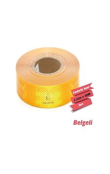 Petekli Reflektif Fosforlu Şerit Bant 5,5 Cm X 50 Metre Sarı İkaz Bandı Ece R 104 Belgeli Araç Muayene Uyumlu Tır Kamyon Dorse Petekli Reflektif Fosforlu Şerit Bant 5,5 Cm X 50 Metre Sarı İkaz Bandı Ece R 104 Belgeli Araç Muayene Uyumlu Tır Kamyon Dorse