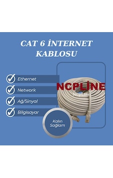 İzmirnecip 15 Metre Cat5 Kablo Eternet Kablosu İzmirnecip 15 Metre Cat5 Kablo Eternet Kablosu
