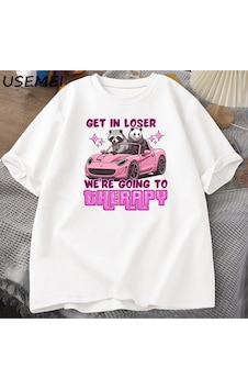 Flood Of Style Kaybeden Olsun Biz Gidiyor Terapi Rakun Komik T Shirt Trendy Y2k Zihinsel Sağlık T Shirt Erke Beyaz Flood Of Style Kaybeden Olsun Biz Gidiyor Terapi Rakun Komik T Shirt Trendy Y2k Zihinsel Sağlık T Shirt Erke Beyaz